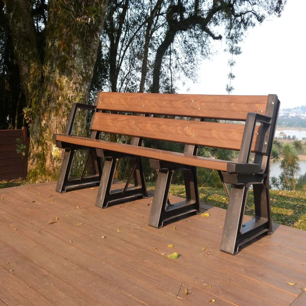 Banco de Jardim Madeira Plástica